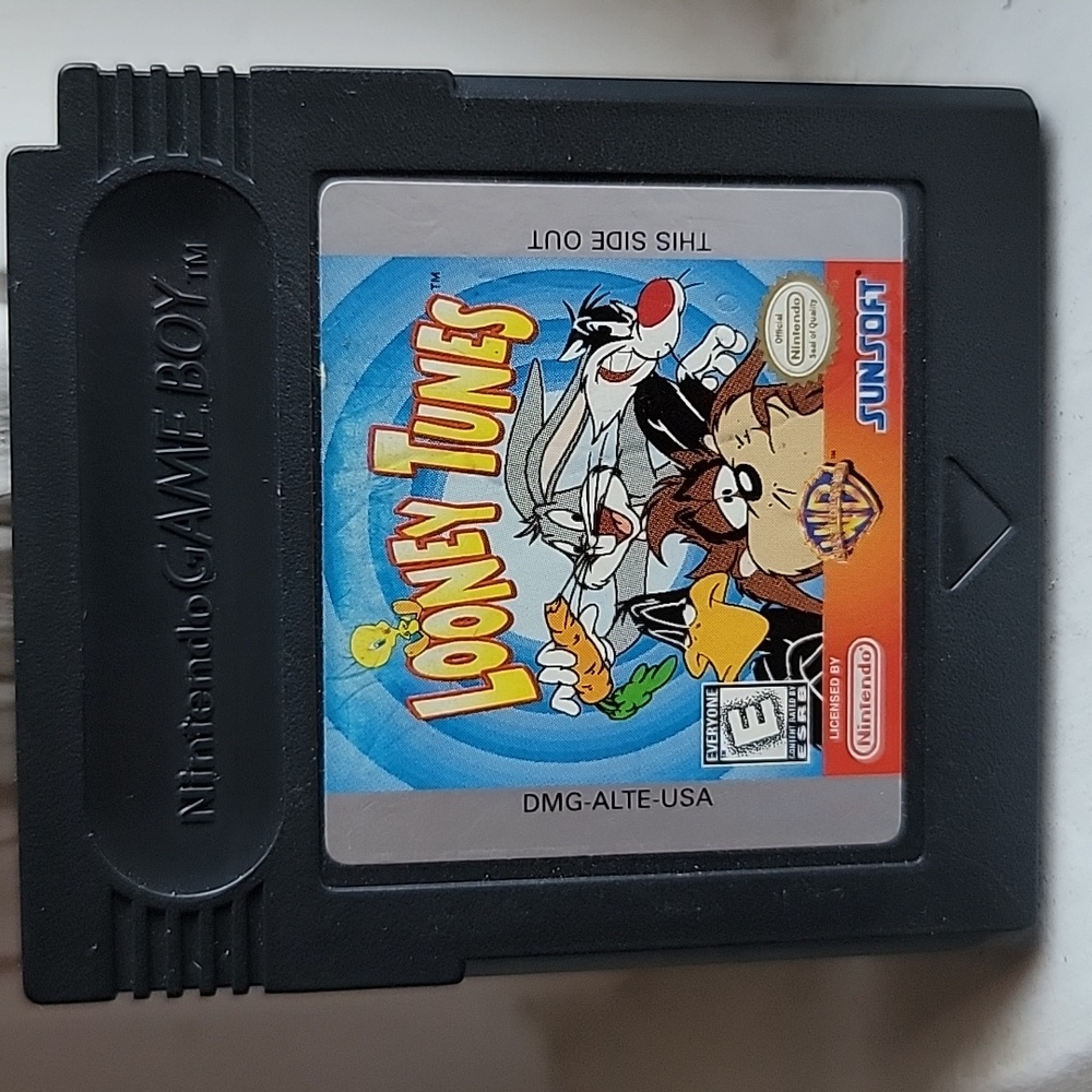 Nintendo Game Boy Color Looney Tunes Cartridge - Black